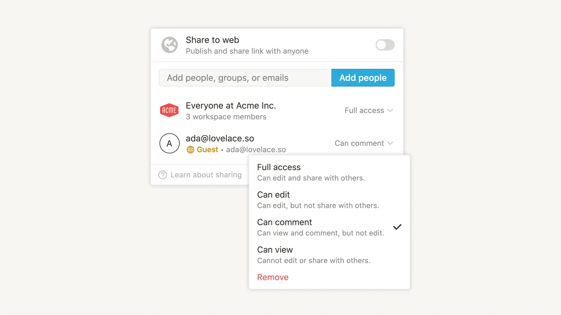 Compartir y colaborar